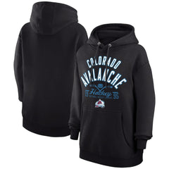 NHL Black Colorado Avalanche Starter Puck Pullover Hoodie