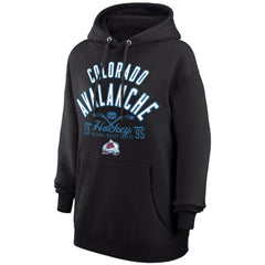 NHL Black Colorado Avalanche Starter Puck Pullover Hoodie