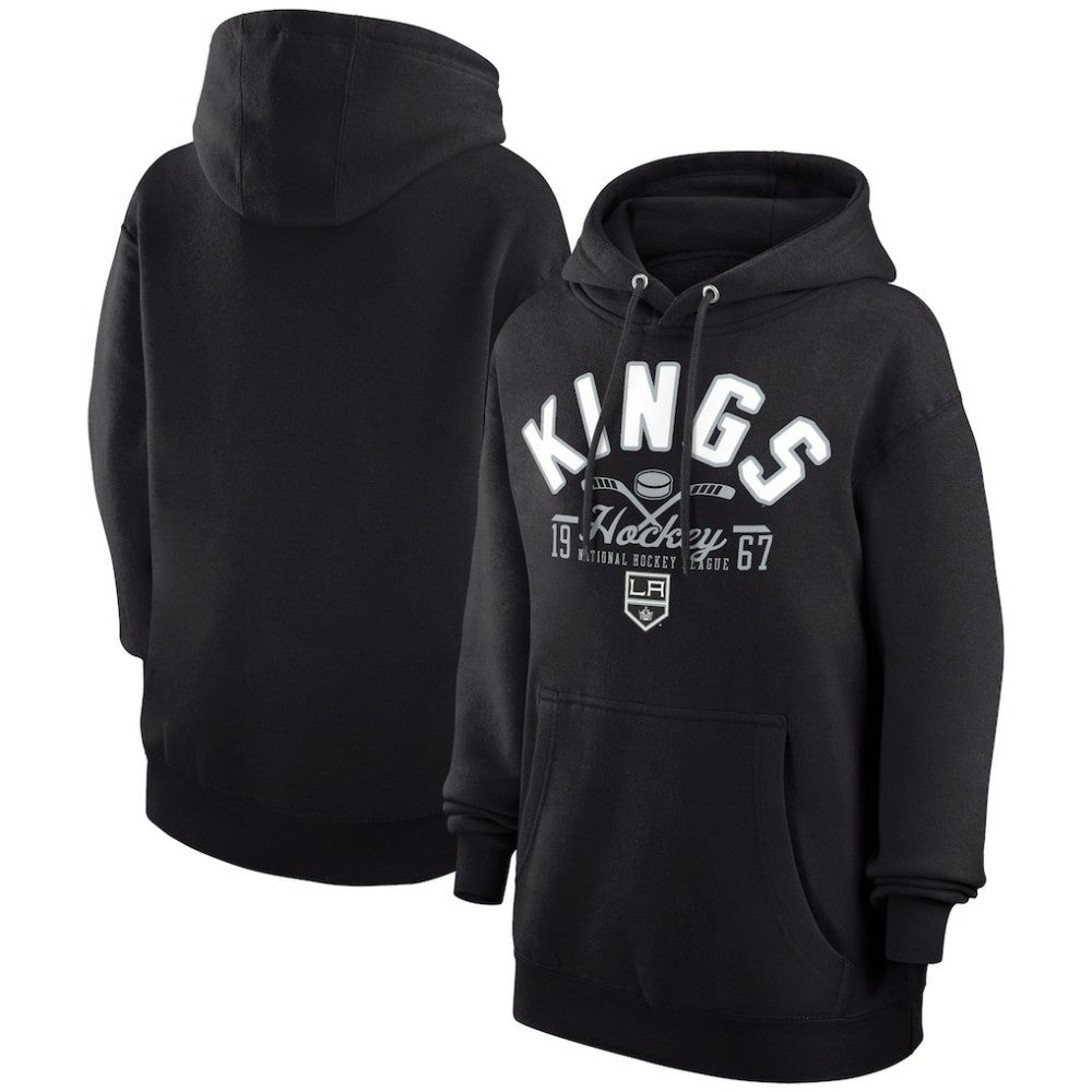 NHL Black Los Angeles Kings Starter Puck Pullover Hoodie