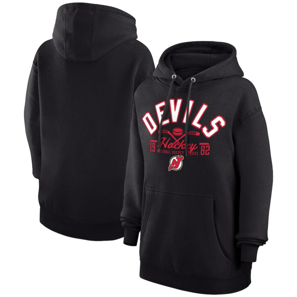 NHL Black New Jersey Devils Starter Puck Pullover Hoodie