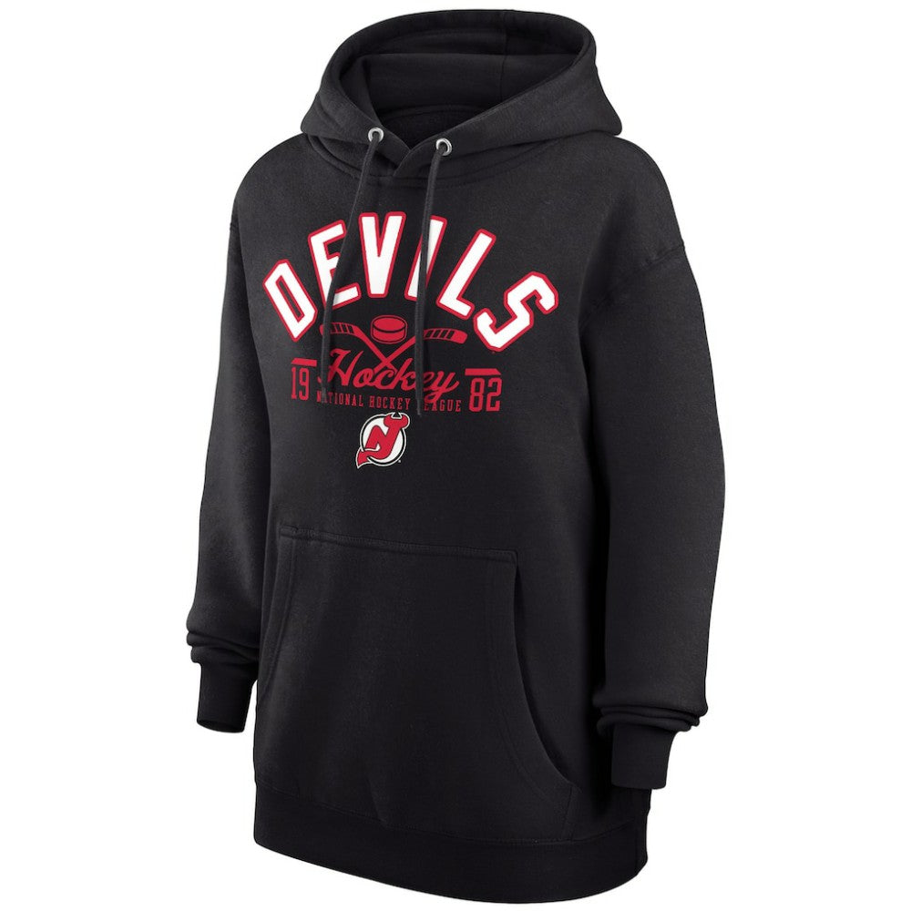NHL Black New Jersey Devils Starter Puck Pullover Hoodie