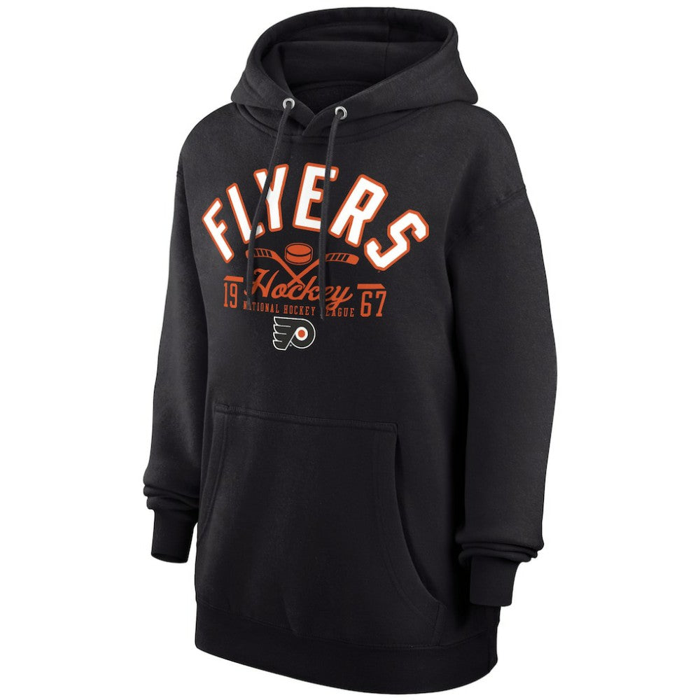 NHL Black Philadelphia Flyers Starter Puck Pullover Hoodie