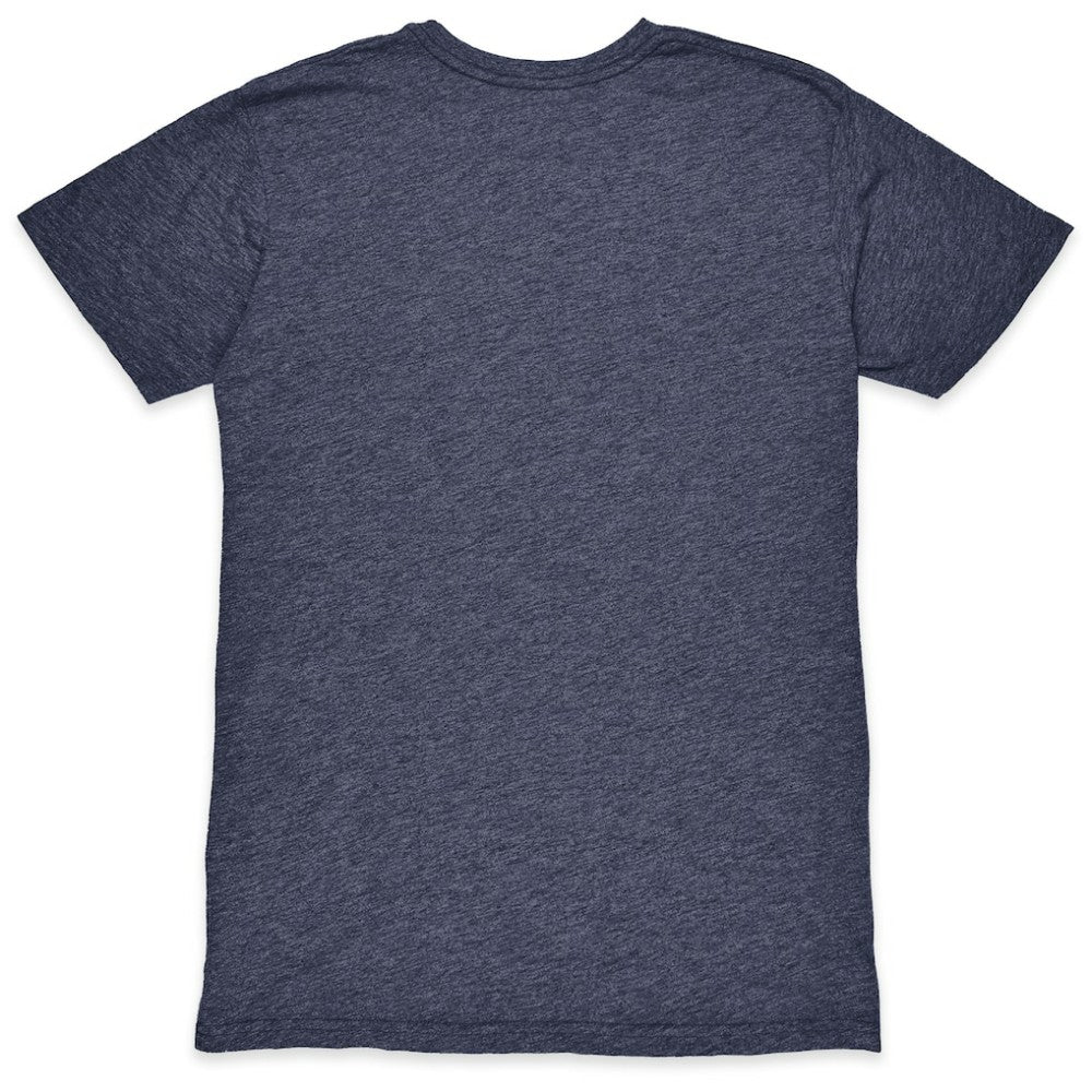 Manchester City Color Crest Twisted Tri-Blend T-Shirt -  Heather Navy
