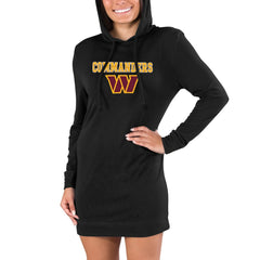 Concepts Sport Women's Gather Long Sleeve Hoodie Nightshirt - Washington Commanders