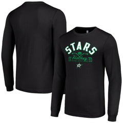 NHL Black Dallas Stars Starter Puck Long Sleeve T-Shirt