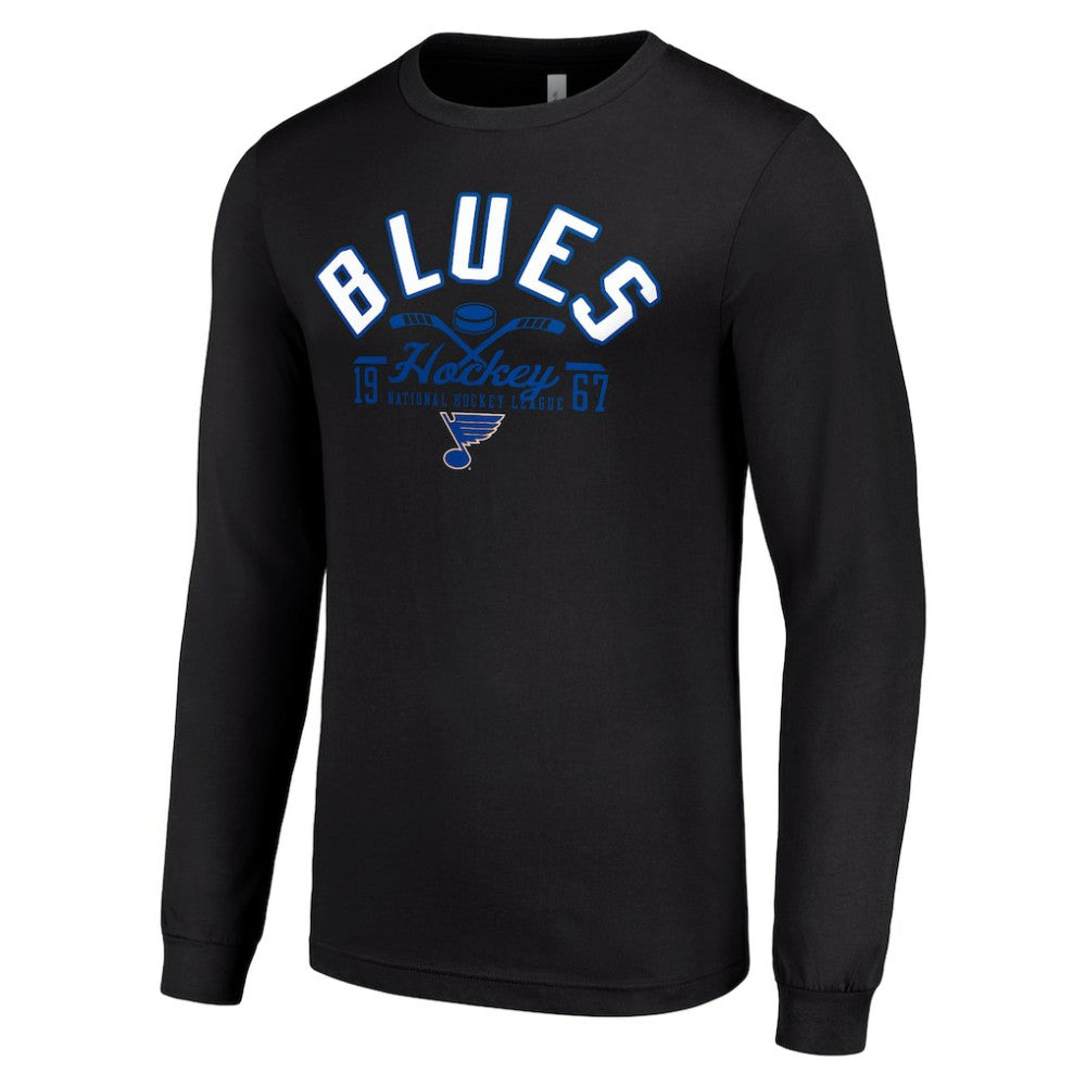 NHL Black St. Louis Blues Starter Puck Long Sleeve T-Shirt