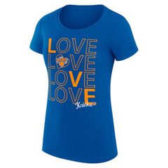 NBA New York Knicks G-III 4Her by Carl Banks Women's Super-Slim Fit Lightweight Basketball Love T-Shirt