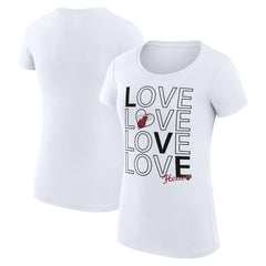 NBA Miami Heat G-III 4Her by Carl Banks Women's Super-Slim Fit Lightweight Basketball Love T-Shirt