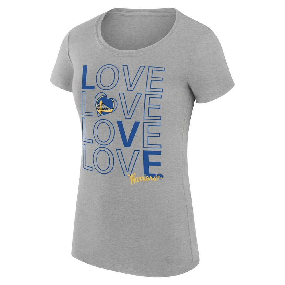 NBA Golden State Warriors G-III 4Her by Carl Banks Women's Super-Slim Fit Lightweight Basketball Love T-Shirt sale