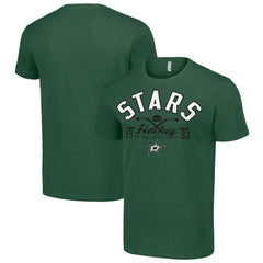 NHL Green Dallas Stars Starter Half Puck T-Shirt