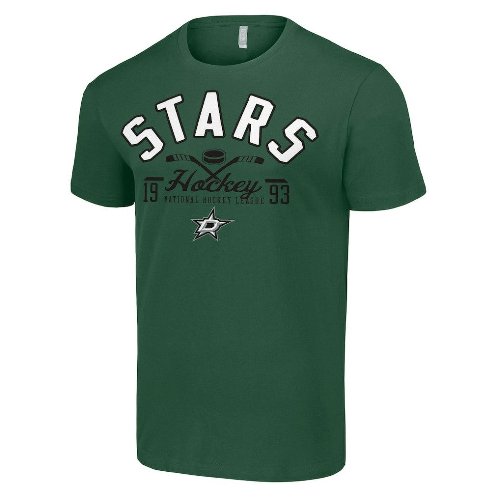 NHL Green Dallas Stars Starter Half Puck T-Shirt