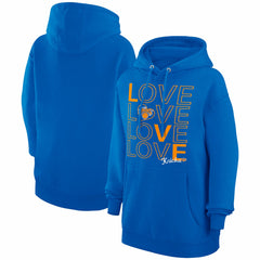 NBA New York Knicks G-III 4Her by Carl Banks Women's Basketball Love Fleece Pullover Hoodie