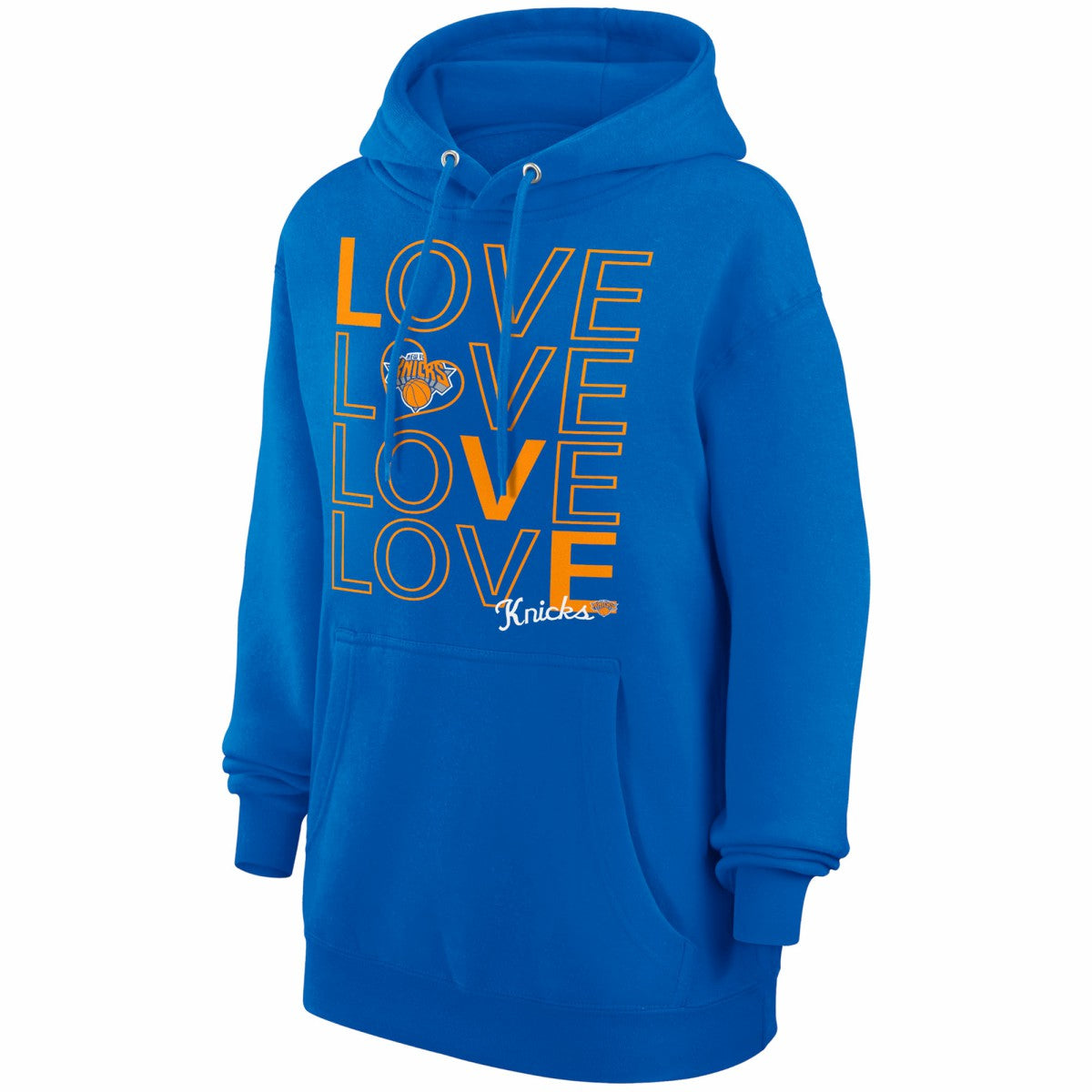 NBA New York Knicks G-III 4Her by Carl Banks Women's Basketball Love Fleece Pullover Hoodie