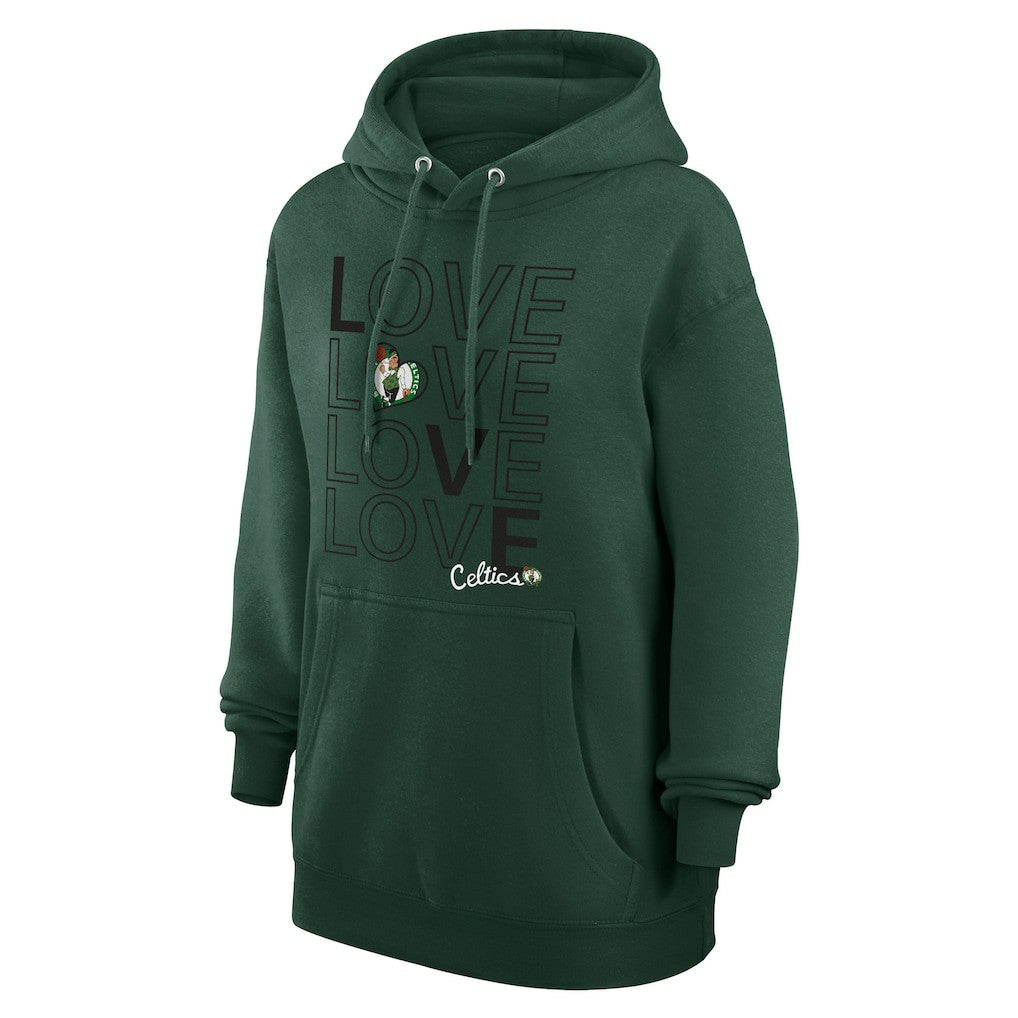 NBA Boston Celtics G-III 4Her by Carl Banks Women's Basketball Love Fleece Pullover Hoodie