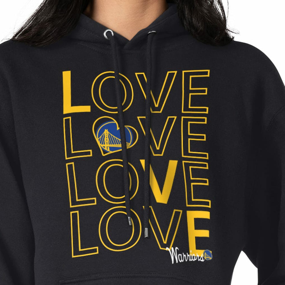 NBA Golden State Warriors G-III 4Her by Carl Banks Women's Basketball Love Fleece Pullover Hoodie sale