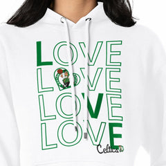 NBA Boston Celtics G-III 4Her by Carl Banks Women's Basketball Love Fleece Pullover Hoodie