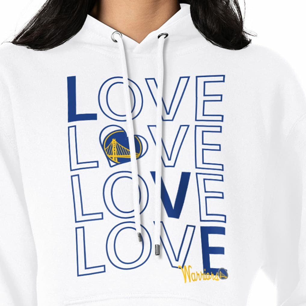 NBA Golden State Warriors G-III 4Her by Carl Banks Women's Basketball Love Fleece Pullover Hoodie sale