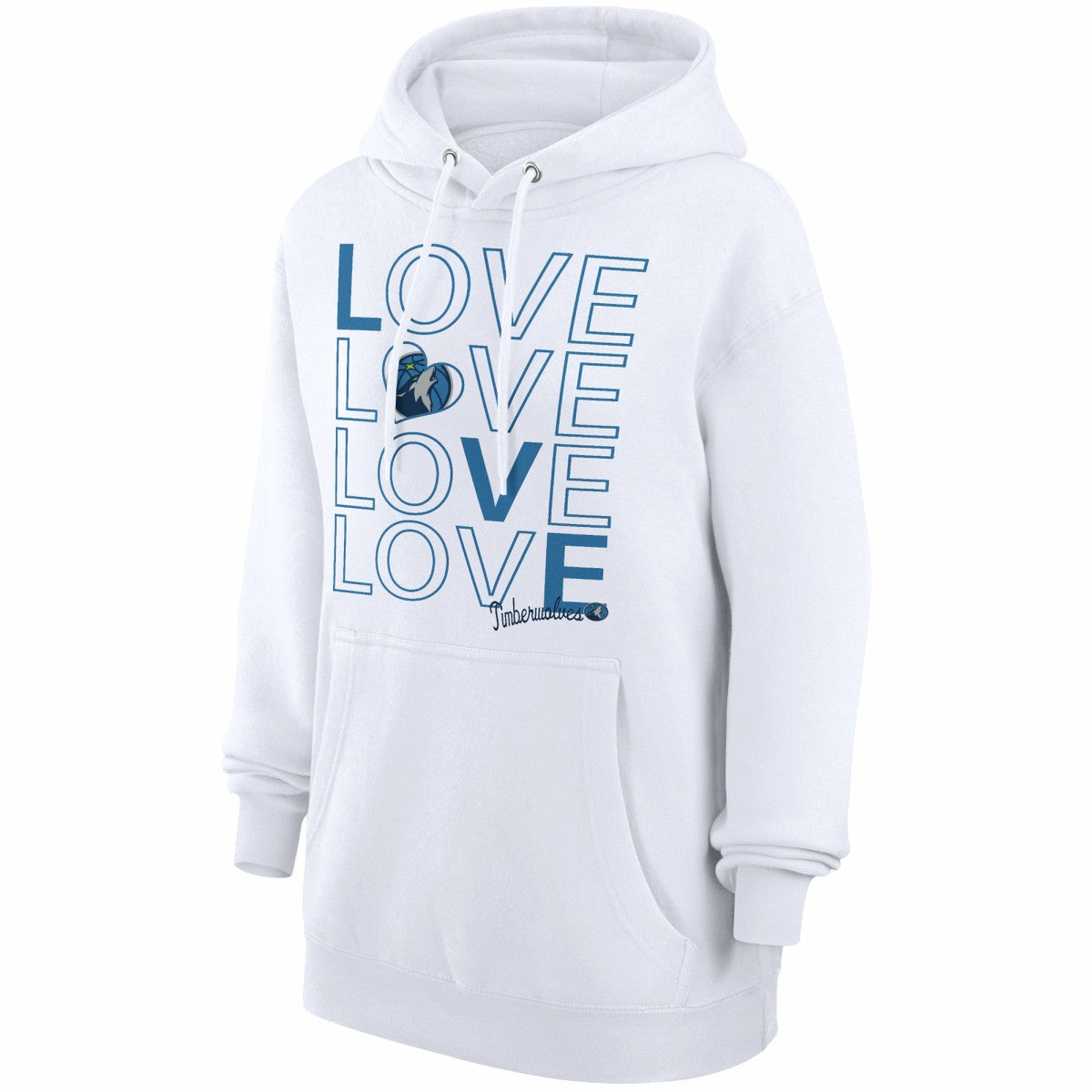 NBA Minnesota Timberwolves G-III 4Her by Carl Banks Women's Basketball Love Fleece Pullover Hoodie
