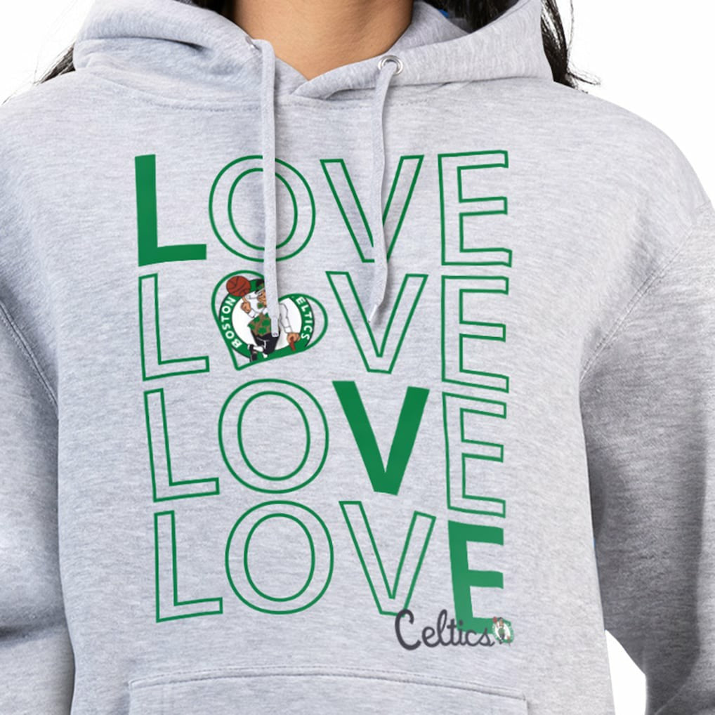 NBA Boston Celtics G-III 4Her by Carl Banks Women's Basketball Love Fleece Pullover Hoodie