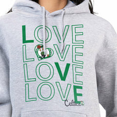 NBA Boston Celtics G-III 4Her by Carl Banks Women's Basketball Love Fleece Pullover Hoodie