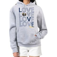 NBA Denver Nuggets G-III 4Her by Carl Banks Women's Basketball Love Fleece Pullover Hoodie sale
