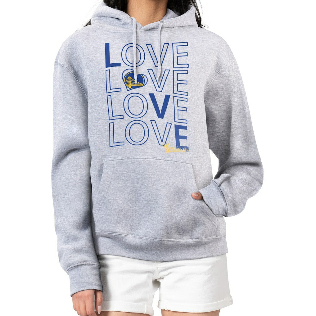 NBA Golden State Warriors G-III 4Her by Carl Banks Women's Basketball Love Fleece Pullover Hoodie sale