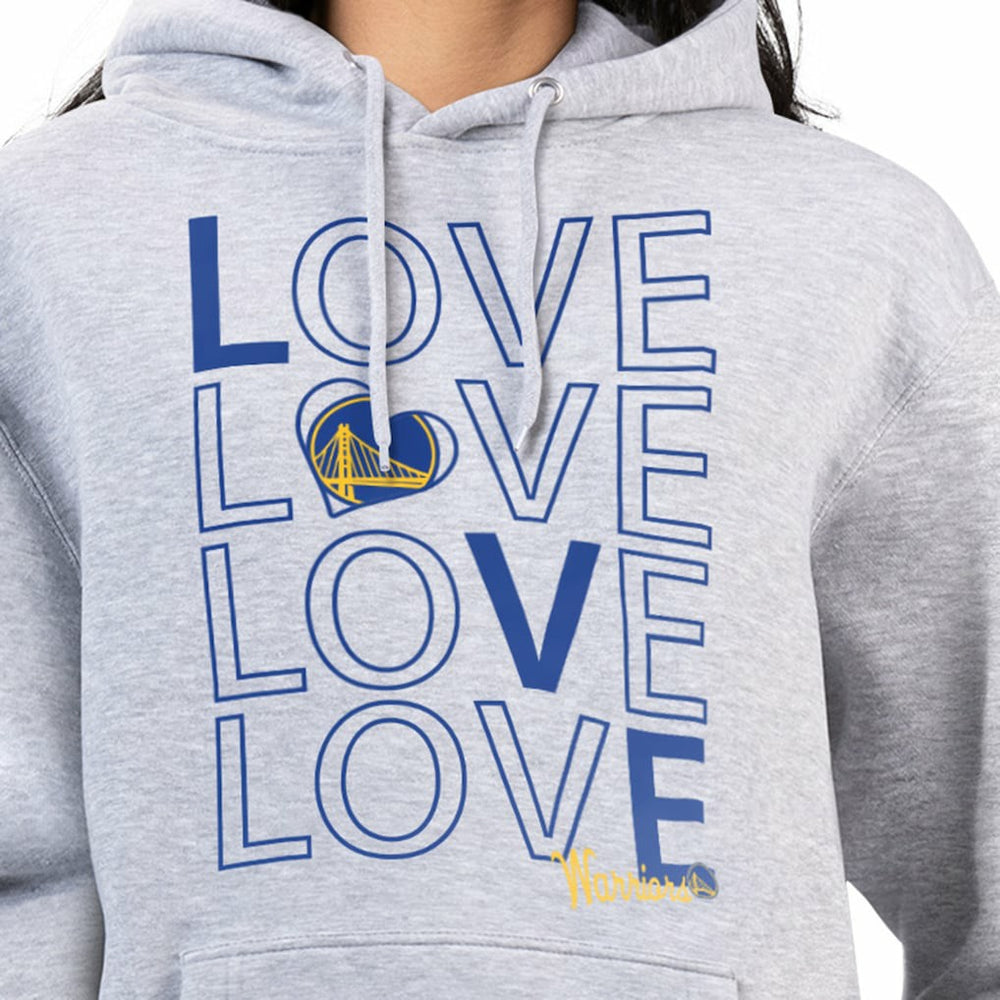 NBA Golden State Warriors G-III 4Her by Carl Banks Women's Basketball Love Fleece Pullover Hoodie sale