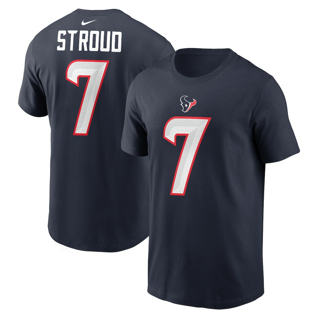 C.J. Stroud  Player Name & Number T-Shirt - Houston Texans