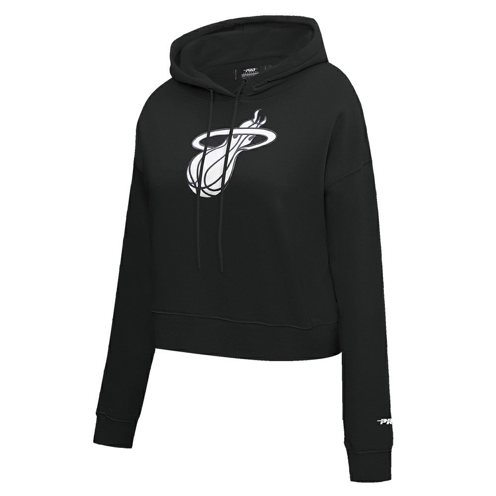 NBA Miami Heat Pro Standard Women's 2023/24 City Edition Cropped Pullover Hoodie