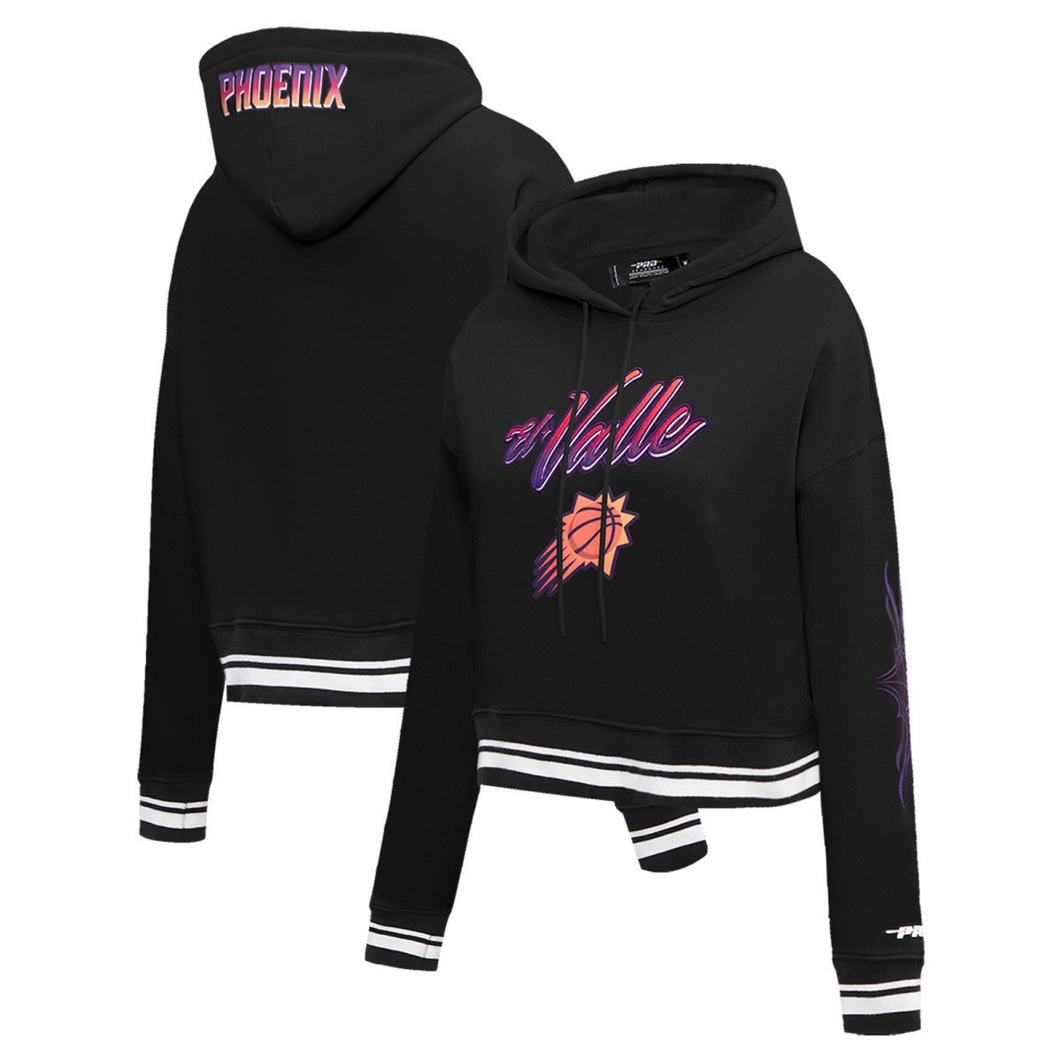 NBA Phoenix Suns Pro Standard Women's 2023/24 City Edition Cropped Pullover Hoodie