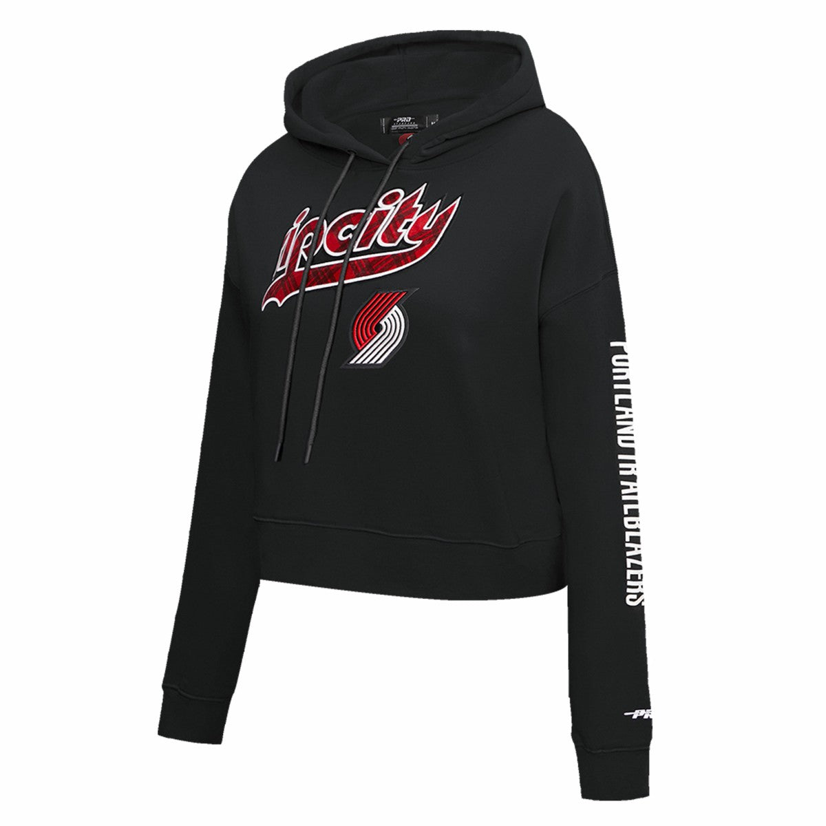 NBA Portland Trail Blazers Pro Standard Women's 2023/24 City Edition Cropped Pullover Hoodie