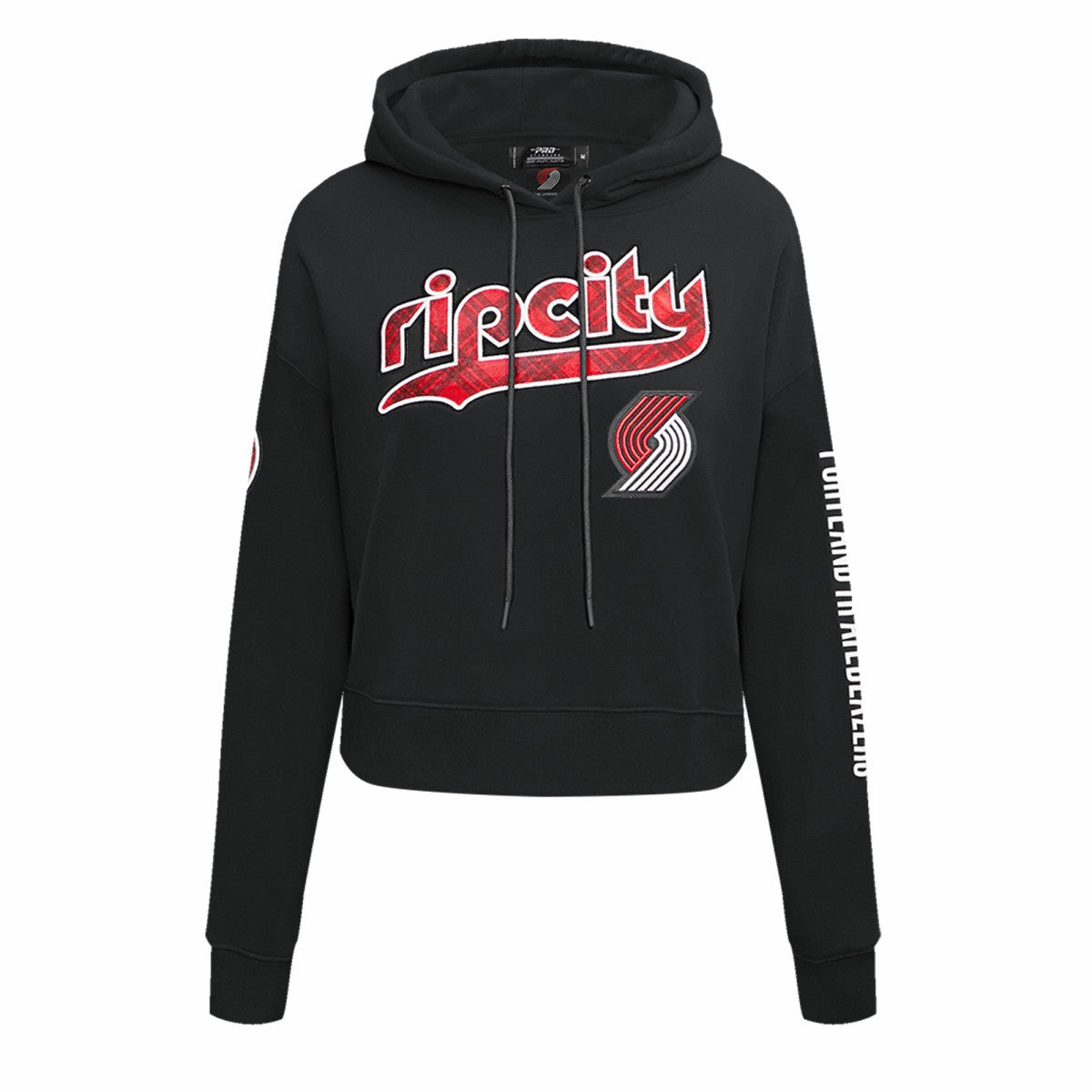 NBA Portland Trail Blazers Pro Standard Women's 2023/24 City Edition Cropped Pullover Hoodie