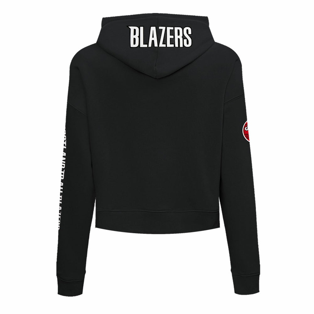 NBA Portland Trail Blazers Pro Standard Women's 2023/24 City Edition Cropped Pullover Hoodie