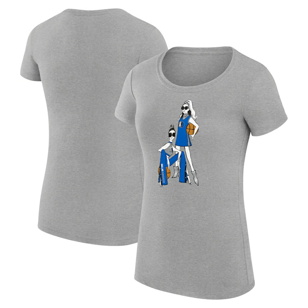 NBA Dallas Mavericks G-III 4Her by Carl Banks Women's Super-Slim Fit Lightweight Basketball Girls T-Shirt sale