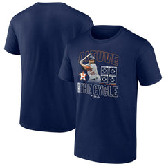 MLB Jose Altuve Houston Astros Cycle T-Shirt – Navy