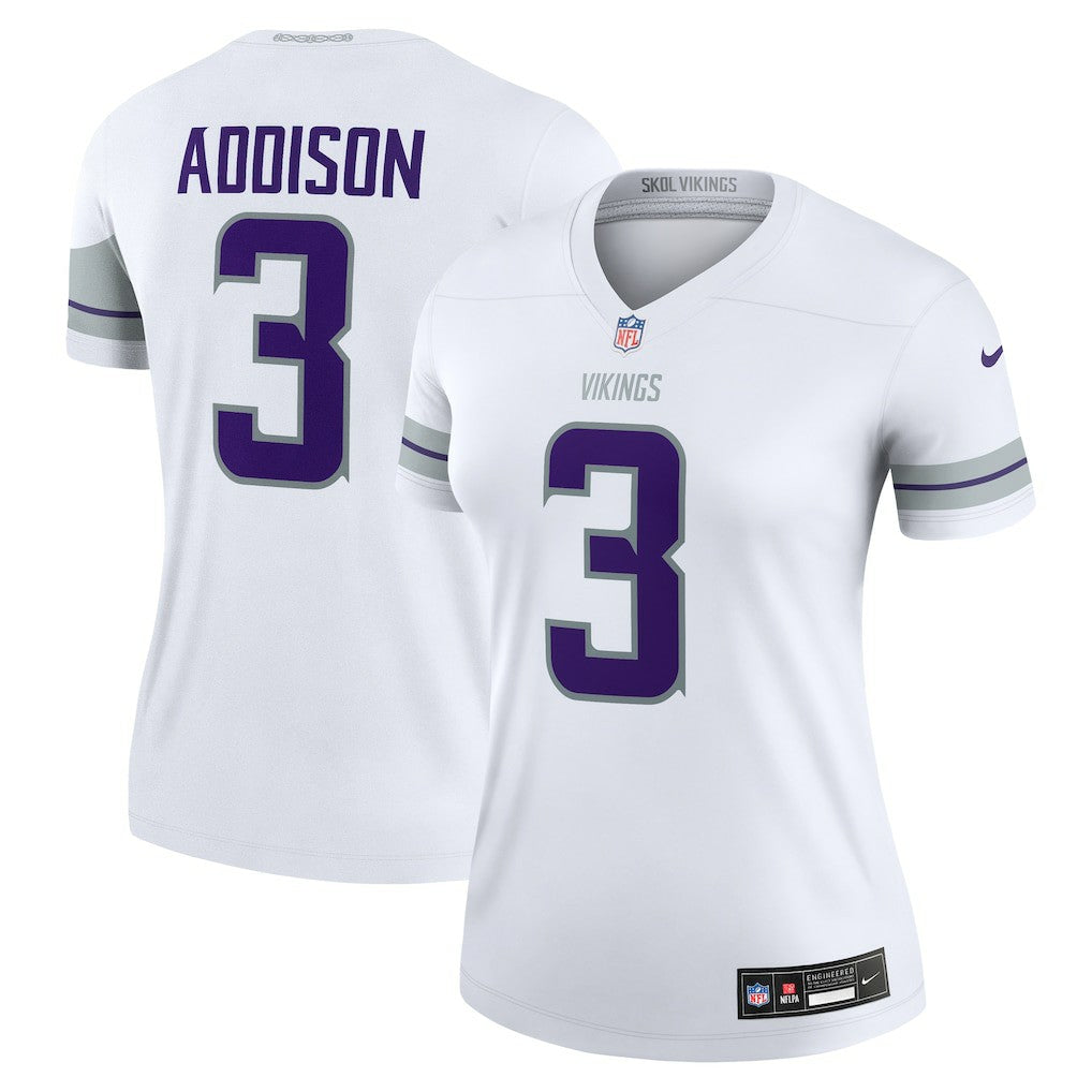 Jordan Addison  Women's Alternate Legend Player Performance Top - Minnesota Vikings