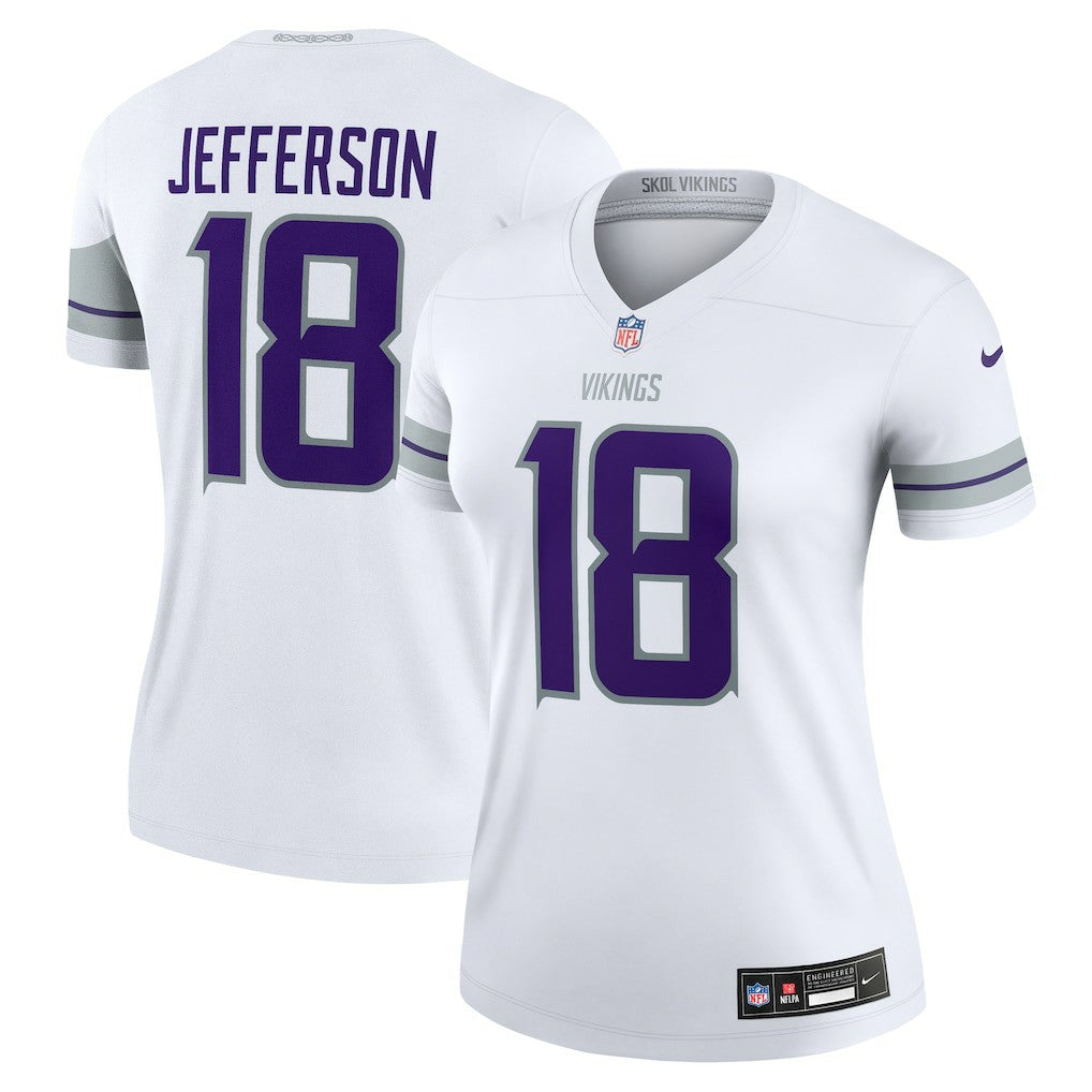 Justin Jefferson  Women's Alternate Legend Player Performance Top - Minnesota Vikings