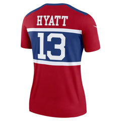 Jalin Hyatt  Women's Alternate Legend Player Performance Top - New York Giants