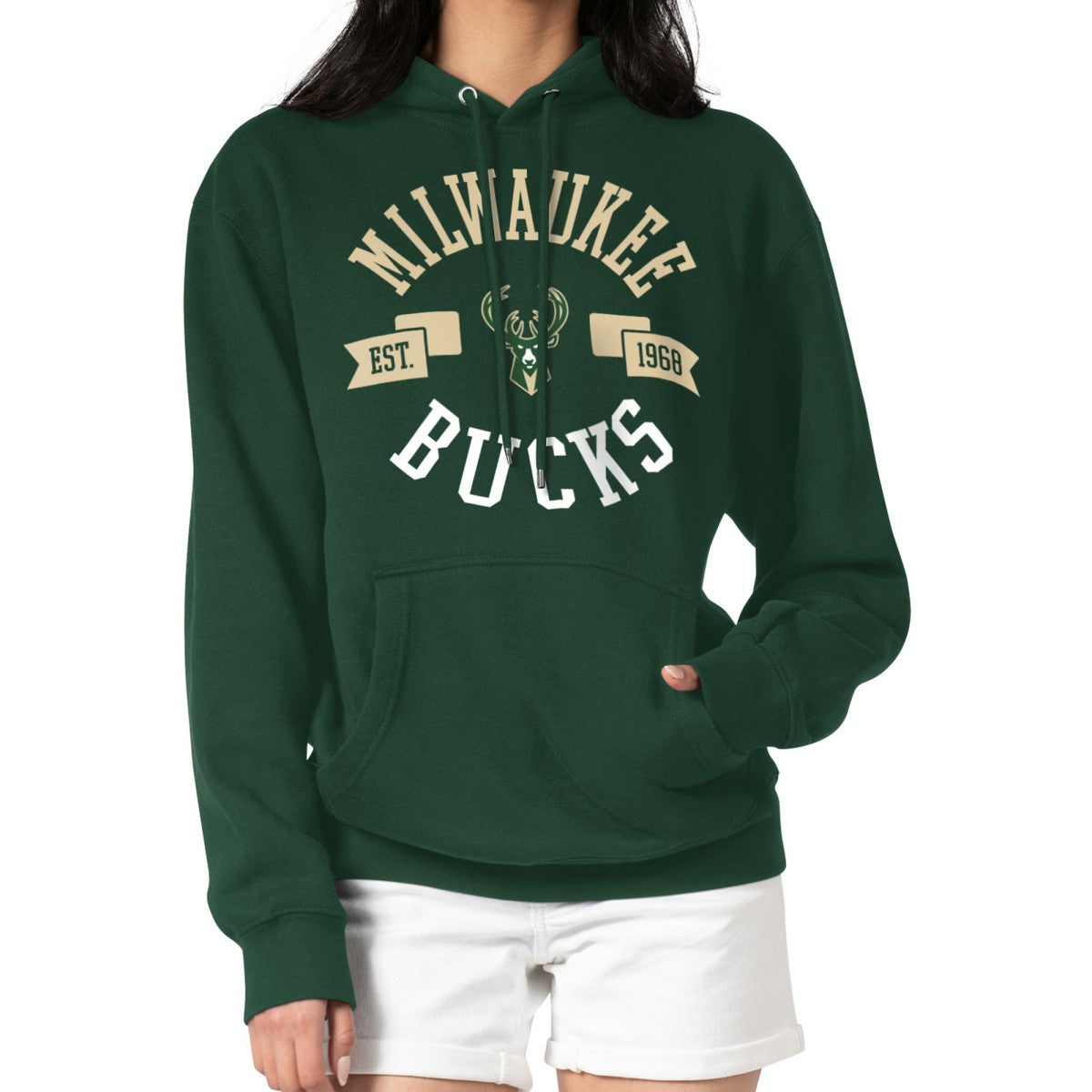 NBA Milwaukee Bucks G-III 4Her by Carl Banks Women's City Pullover Hoodie