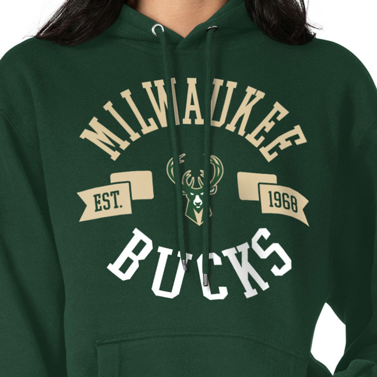 NBA Milwaukee Bucks G-III 4Her by Carl Banks Women's City Pullover Hoodie