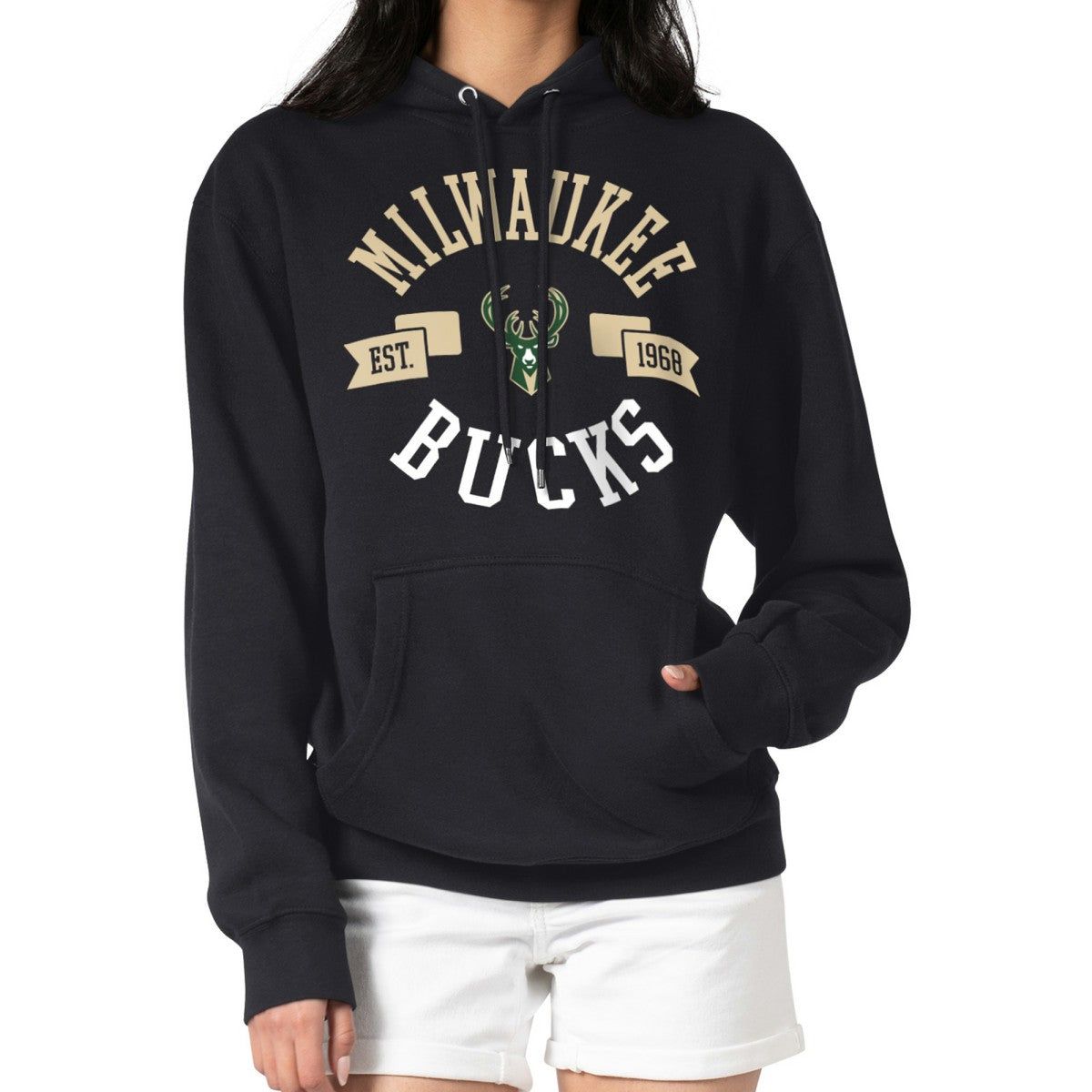 NBA Milwaukee Bucks G-III 4Her by Carl Banks Women's City Pullover Hoodie