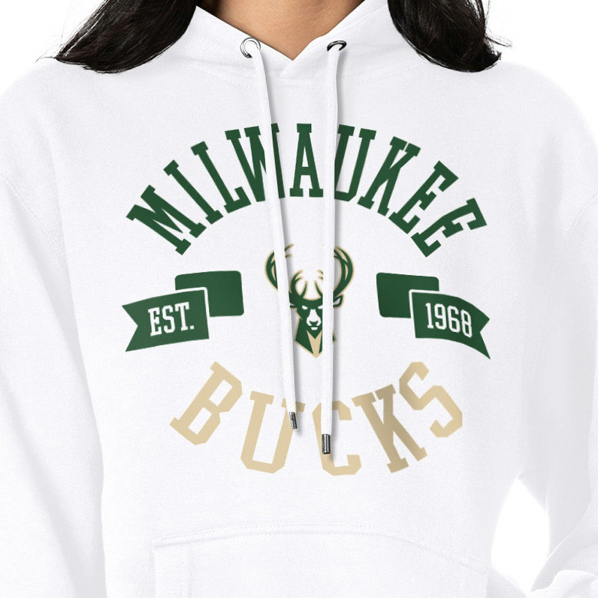 NBA Milwaukee Bucks G-III 4Her by Carl Banks Women's City Pullover Hoodie