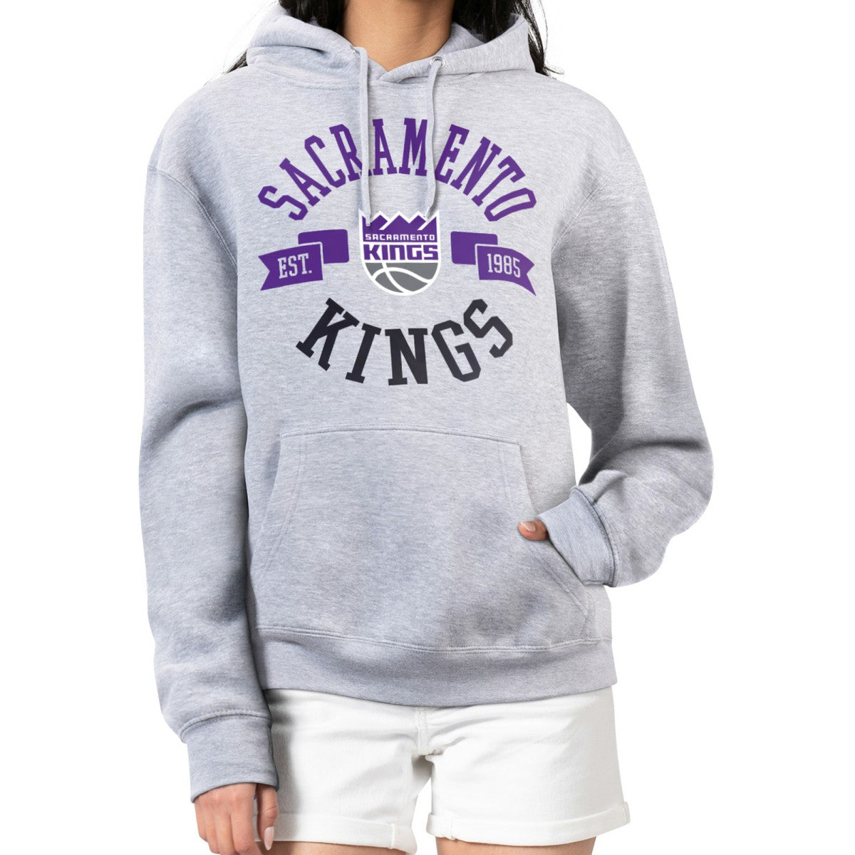 NBA Sacramento Kings G-III 4Her by Carl Banks Women's City Pullover Hoodie