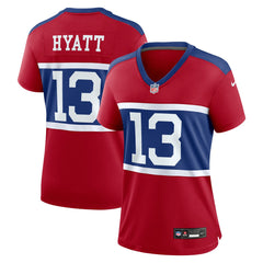 Jalin Hyatt  Women's Alternate Player Game Jersey - New York Giants