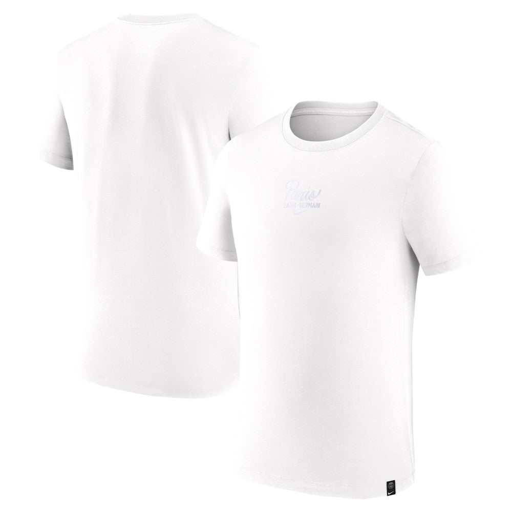 Paris Saint-Germain Premium Essential T-Shirt - Nike White