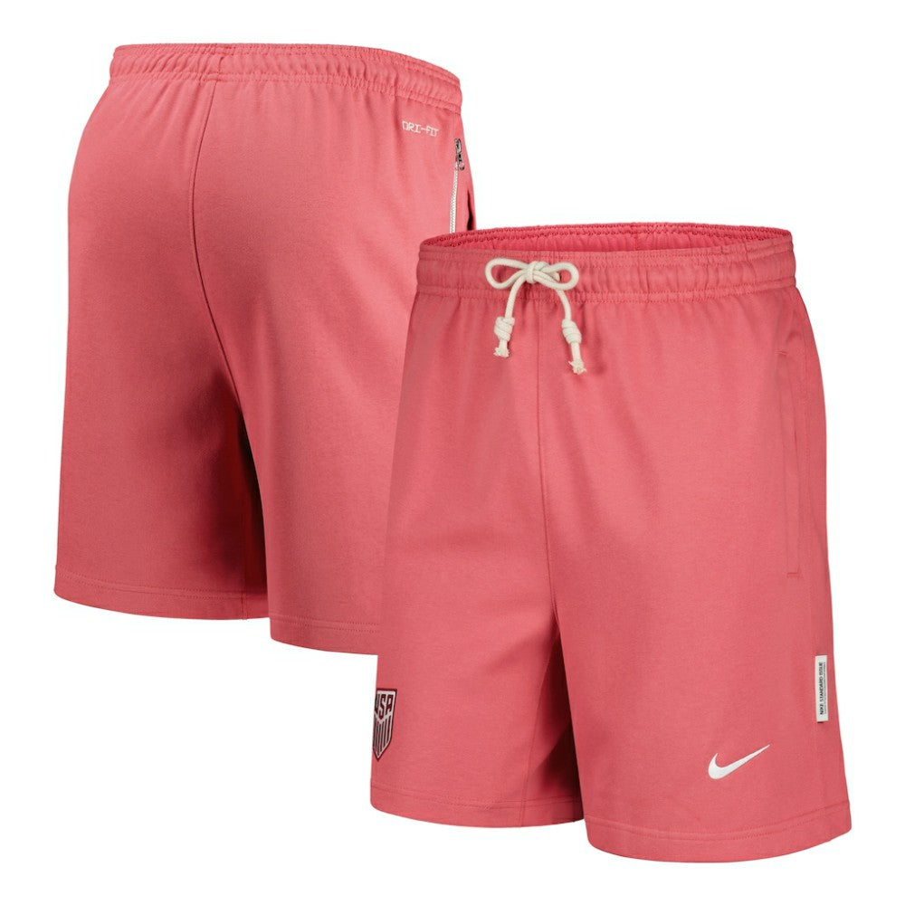 USMNT Standard Issue Fleece Performance Shorts - Nike Pink