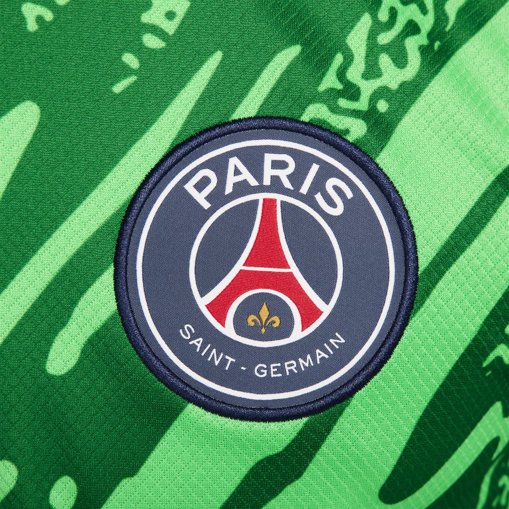 Paris Saint-Germain 2024/25 Goalkeeper Replica Stadium Long Sleeve Jersey - Nike Green