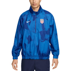 USMNT Windrunner Anorak Half-Zip Jacket - Nike Royal
