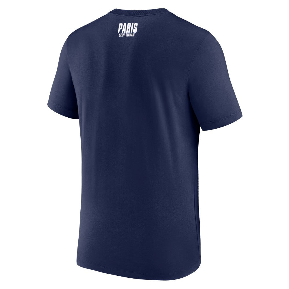 Paris Saint-Germain Club Essential T-Shirt - Nike Navy