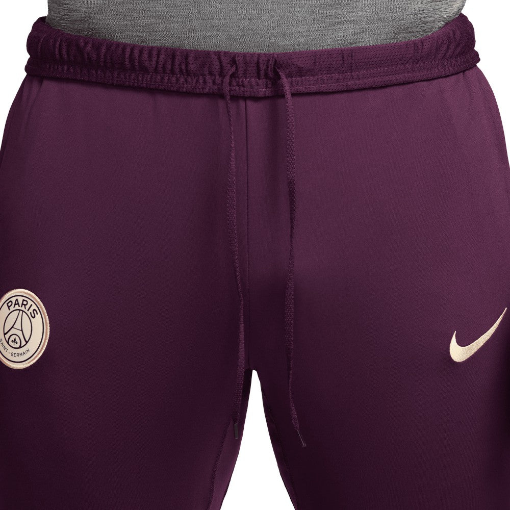 Paris Saint-Germain 2024/25 Strike Performance Pants - Nike Burgundy